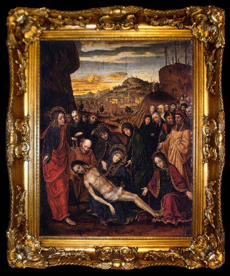 framed  BORGOGNONE, Ambrogio Lamentation of Christ, ta009-2